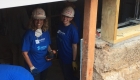 Eastern Funding team members at Habitat for Humanity construction site